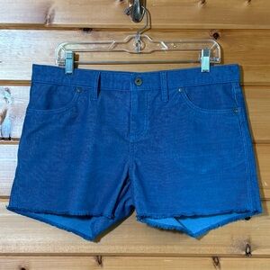 Title Nine Carve Cutoff Blue Corduroy Shorts 8